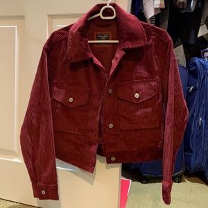 A matching set, jacket and skirt.